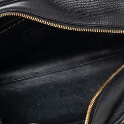 مملوكة مسبقًا حقيبة ساتشل لويفي  أمازونا جلد أسود 