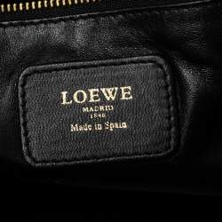 مملوكة مسبقًا حقيبة ساتشل لويفي  أمازونا جلد أسود 