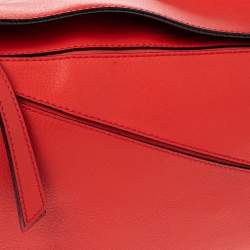 Loewe Scarlet Leather Puzzle Top Handle Bag