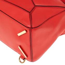 Loewe Scarlet Leather Puzzle Top Handle Bag