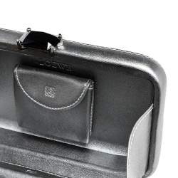 Loewe Tri Color Laser Cut Leather Clutch