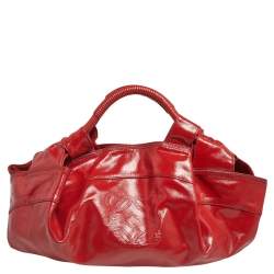 Loewe Red Patent Leather Aire Hobo