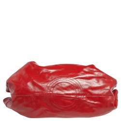 Loewe Red Patent Leather Aire Hobo