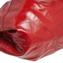 Loewe Red Patent Leather Aire Hobo