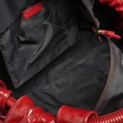 Loewe Red Patent Leather Aire Hobo