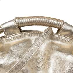 Loewe Pale Gold Leather Aire Crossbody Bag