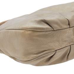 Pre Owned Loewe Gold Leather Tassel Hobo