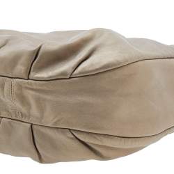 Pre Owned Loewe Gold Leather Tassel Hobo