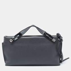 مملوكة مسبقًا Loewe Grey Leather Small Missy Bag