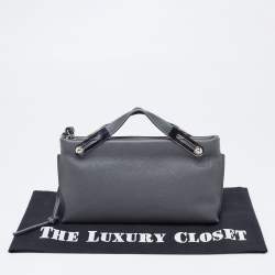 مملوكة مسبقًا Loewe Grey Leather Small Missy Bag
