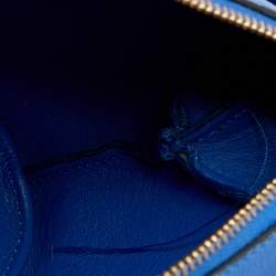 مملوكة مسبقًا Loewe Blue Leather Elephant Shoulder Bag