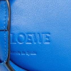 مملوكة مسبقًا Loewe Blue Leather Elephant Shoulder Bag
