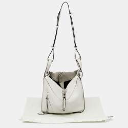 مملوكة مسبقًا Loewe White Leather Small Hammock Shoulder Bag