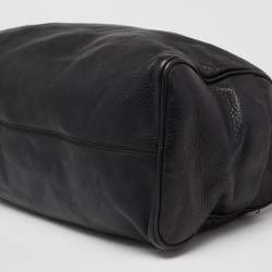 Pre Owned Loewe Black Leather Boston Bag