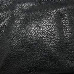 ممل وكة مسبقًا Loewe Black Leather Flamenco Crossbody Bag