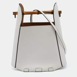 Loewe Bamboo Bucket Bag in Calfskin Tan