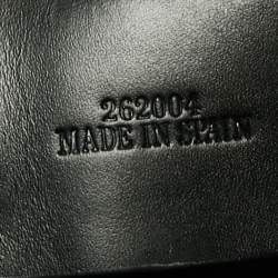 Pre Owned Loewe Black/Tan Leather Balloon Drawstring Bucket Bag