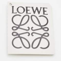 Loewe Olive Green Leather Flamenco Clutch