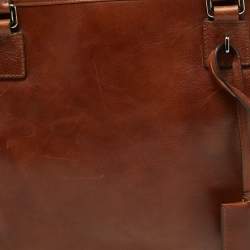 Pre Owned Loewe Brown Leather Amazona Satchel