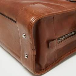 Pre Owned Loewe Brown Leather Amazona Satchel