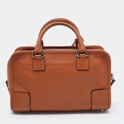 Pre Owned حقيبة ساتشل لويفي أمازونا 23 جلد وردي داكن