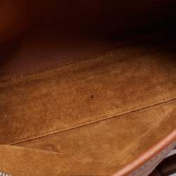 Pre Owned حقيبة ساتشل لويفي أمازونا 23 جلد وردي داكن