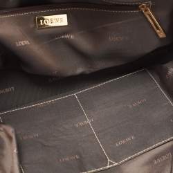 مملوكة مسبقًا Loewe Metallic Gold Leather Medium Amazona Satchel