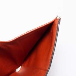 Loewe Burnt Orange Leather Anagram Trifold Wallet