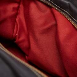 Loewe Tricolor Pebbled Patent and Leather Front Pocket Satchel