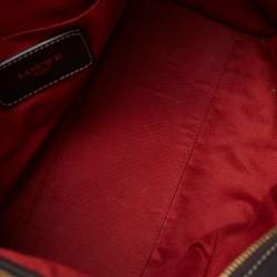 Loewe Tricolor Pebbled Patent and Leather Front Pocket Satchel