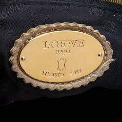 Pre Owned Loewe Gold Leather Tassel Hobo