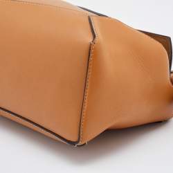 Pre Owned Loewe Brown Leather Small Puzzle Shoulder Bag