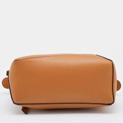 Pre Owned Loewe Brown Leather Small Puzzle Shoulder Bag
