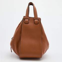 Pre Owned Loewe Brown Leather Small Hammock Shoulder Bag