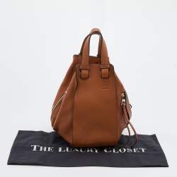 Pre Owned Loewe Brown Leather Small Hammock Shoulder Bag