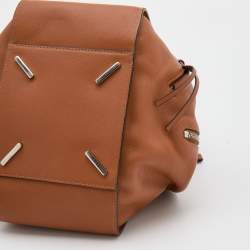 Pre Owned Loewe Brown Leather Small Hammock Shoulder Bag