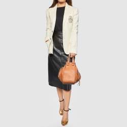 Pre Owned Loewe Brown Leather Small Hammock Shoulder Bag
