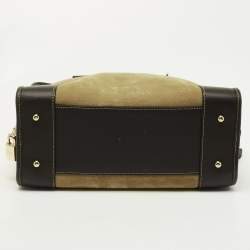 Loewe Khaki Green/Brown Suede and Leather Amazona 23 Bag