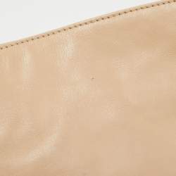 مملوكة مسبقًا Loewe Beige Leather Flamenco Crossbody Bag