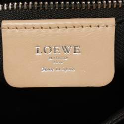 مملوكة مسبقًا Loewe Beige Leather Flamenco Crossbody Bag