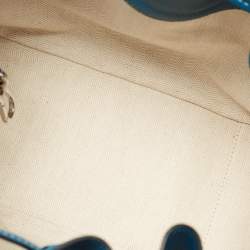 مملوكة مسبقًا Loewe Blue Leather Small Hammock Shoulder Bag