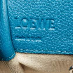 مملوكة مسبقًا Loewe Blue Leather Small Hammock Shoulder Bag