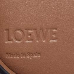 Pre Owned Loewe Brown Snakeskin Leather Elephant Shoulder Bag