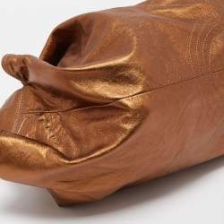 Loewe Bronze Leather Aire Hobo