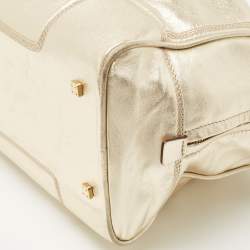 Loewe Gold Leather Amazona 36 Satchel 