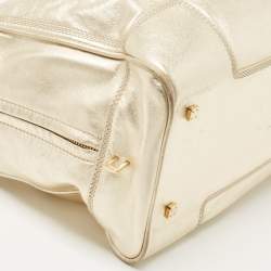 Loewe Gold Leather Amazona 36 Satchel 