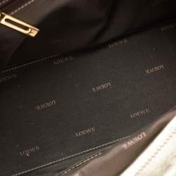 Loewe Gold Leather Amazona 36 Satchel 