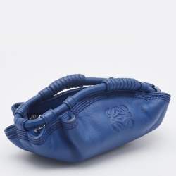 Loewe Blue Leather Aire Coin Purse