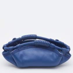 Loewe Blue Leather Aire Coin Purse
