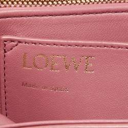 مملوكة مسبقًا Loewe Old Rose Leather Goya Chain Shoulder Bag